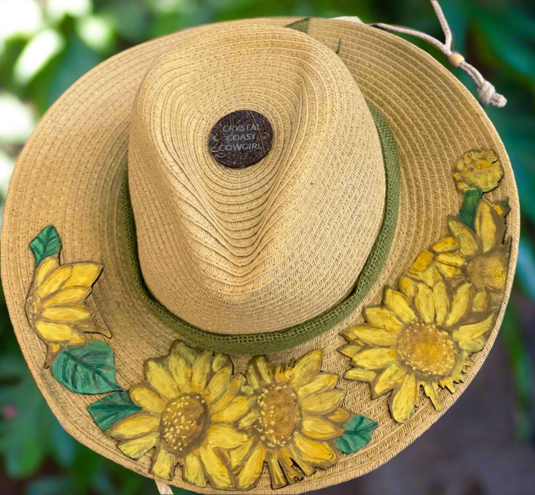 Crystal Coast Cowgirl Hat also great for gardening