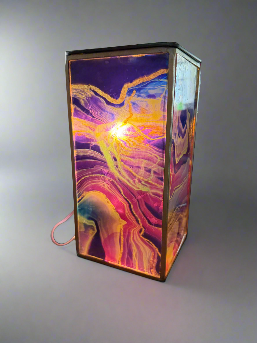Swirling Colorful design lantern