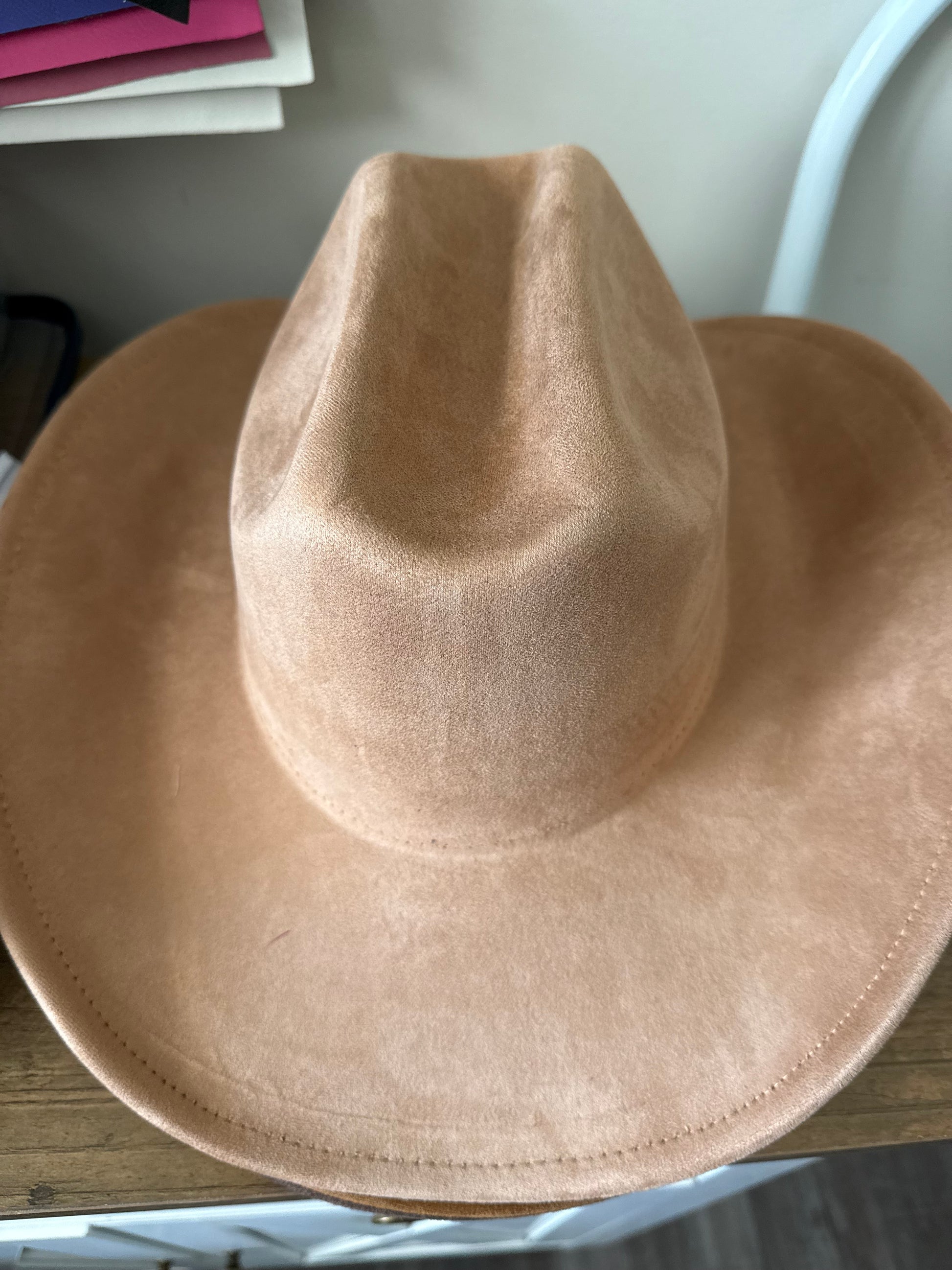 Hat Bar Full Brim Faux Suede BeachVibesNC