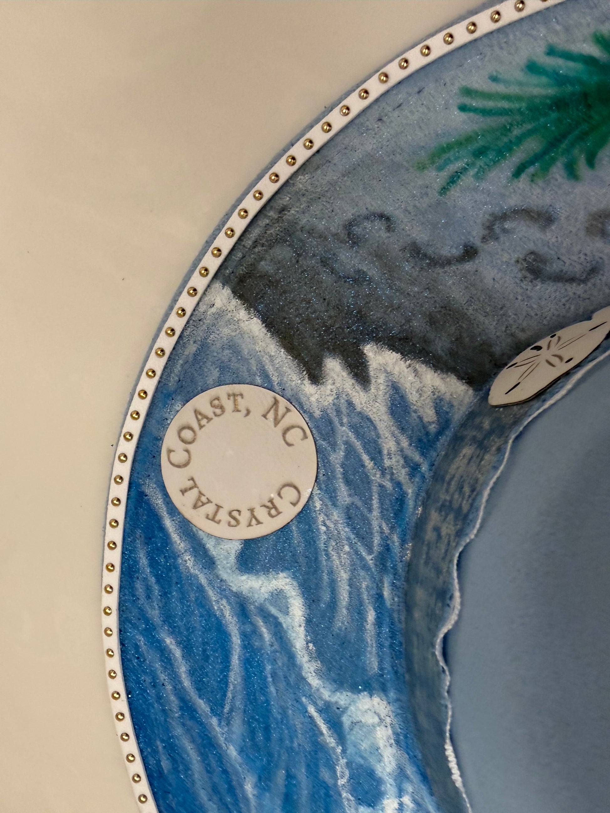Blue hat Shelling on the Crystal Coast Cowgirl Hat