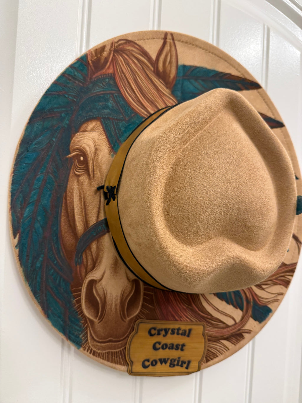 Sunami’s HatsHorse Feathers hat Crystal Coast Cowgirl Hat