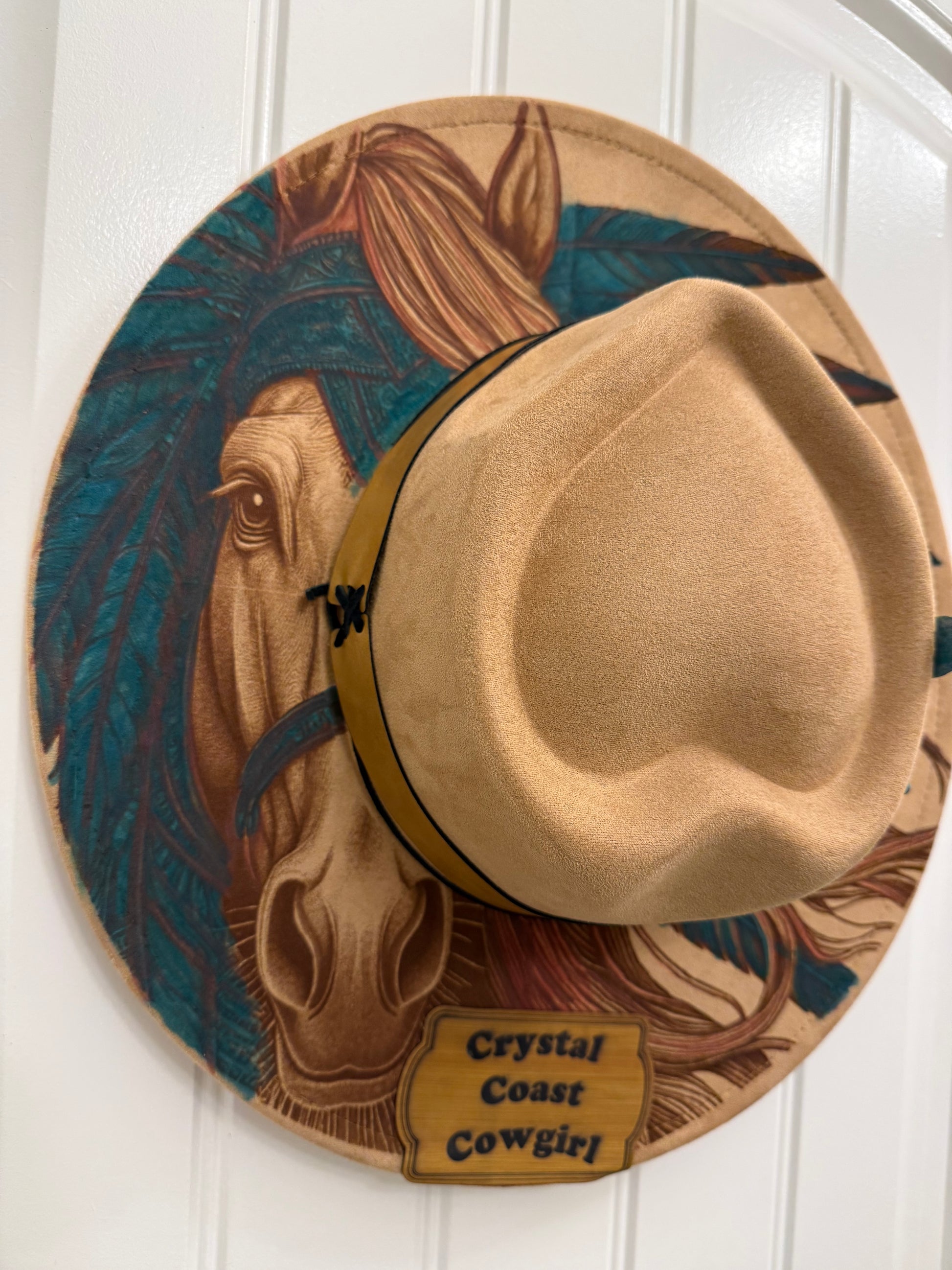Sunami’s HatsHorse Feathers hat Crystal Coast Cowgirl Hat