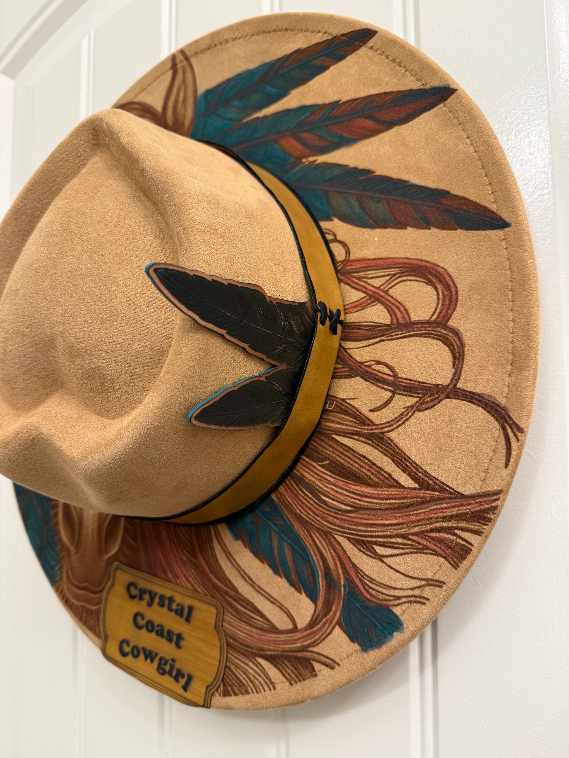 Sunami’s HatsHorse Feathers hat Crystal Coast Cowgirl Hat