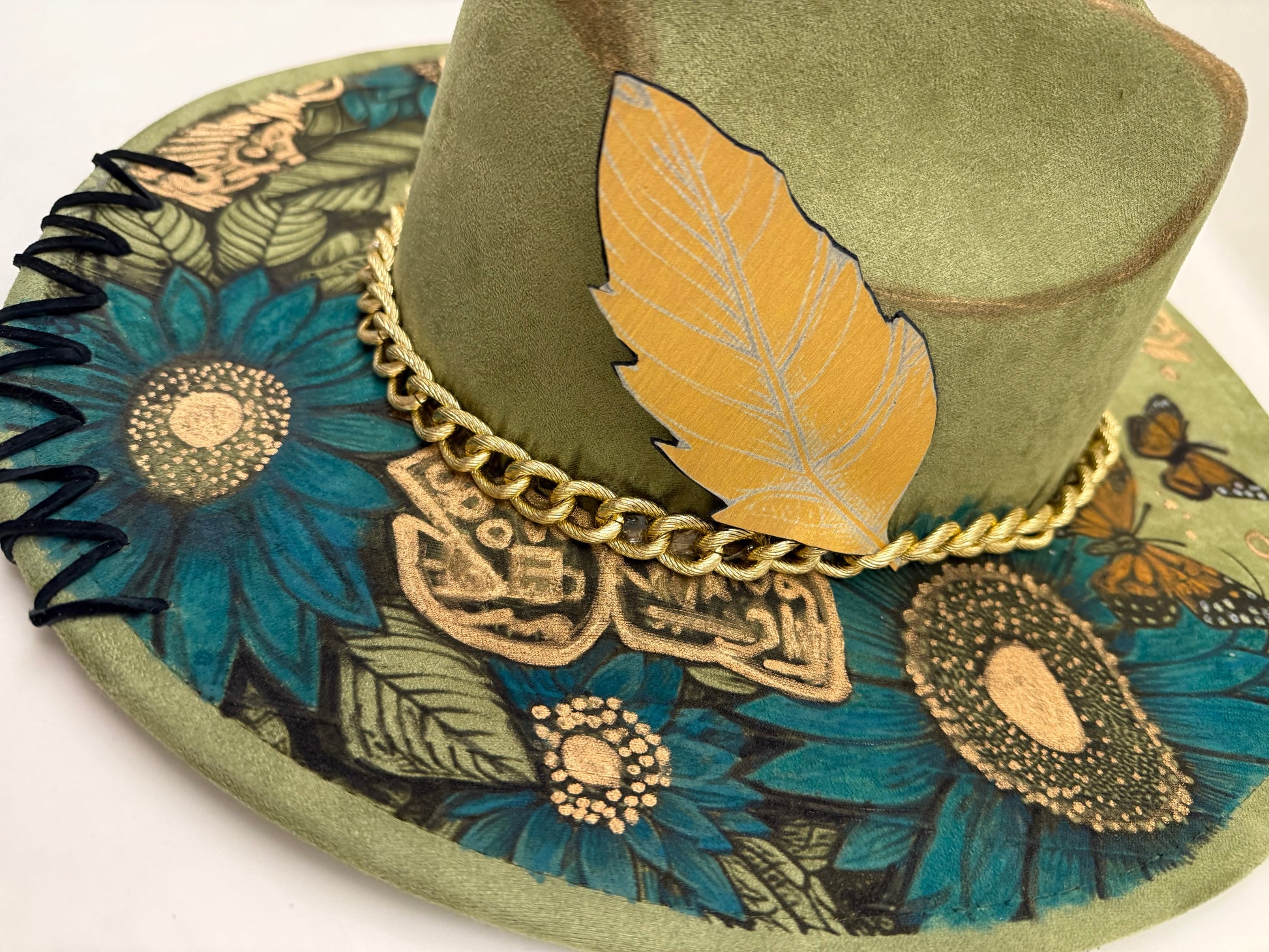 Sunami’s Hats Mid Century Mod hat Crystal Coast Cowgirl Hat