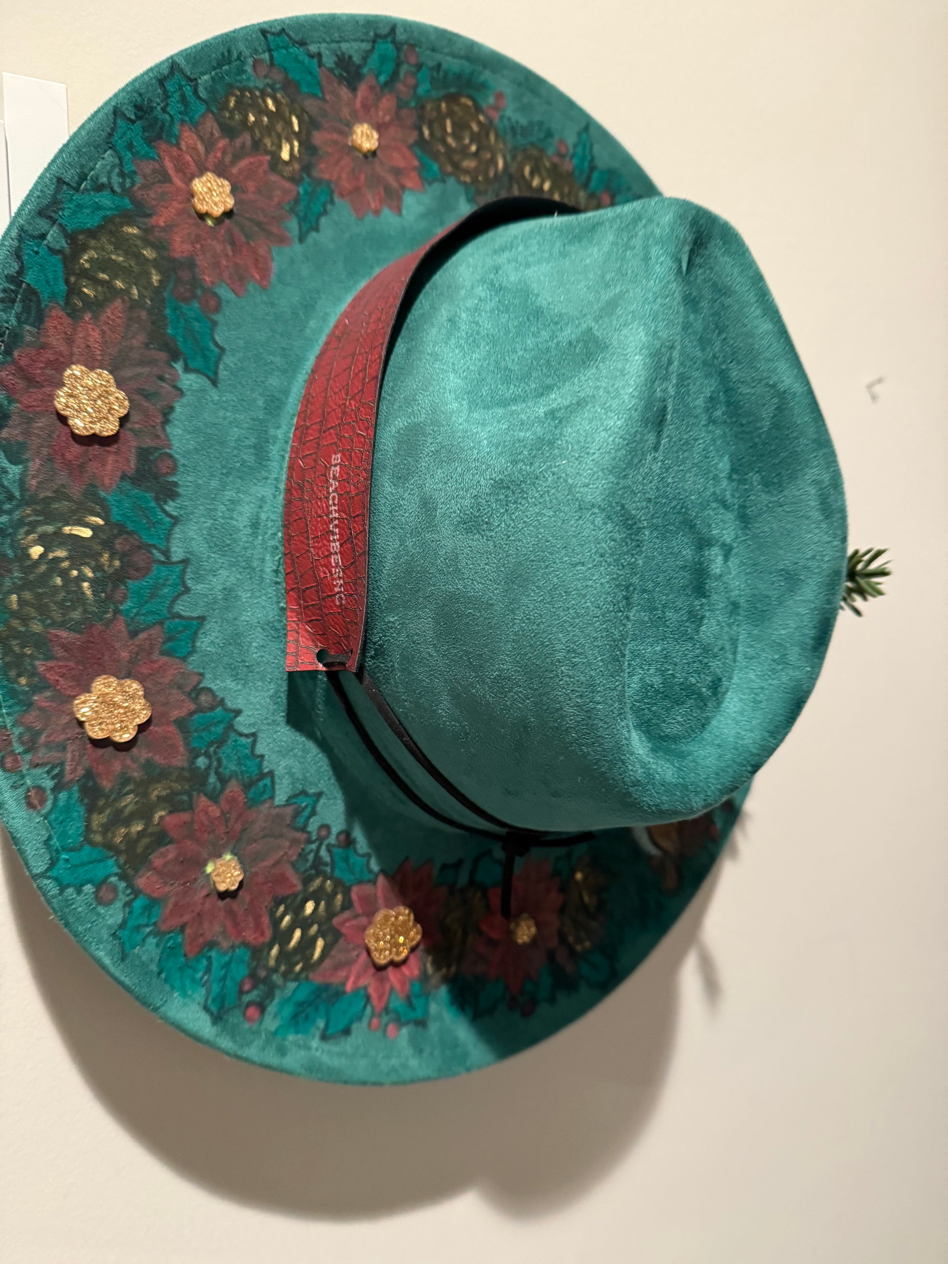 Owl be home for Christmas Wreath hat