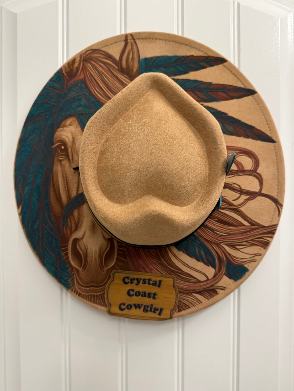 Sunami’s HatsHorse Feathers hat Crystal Coast Cowgirl Hat
