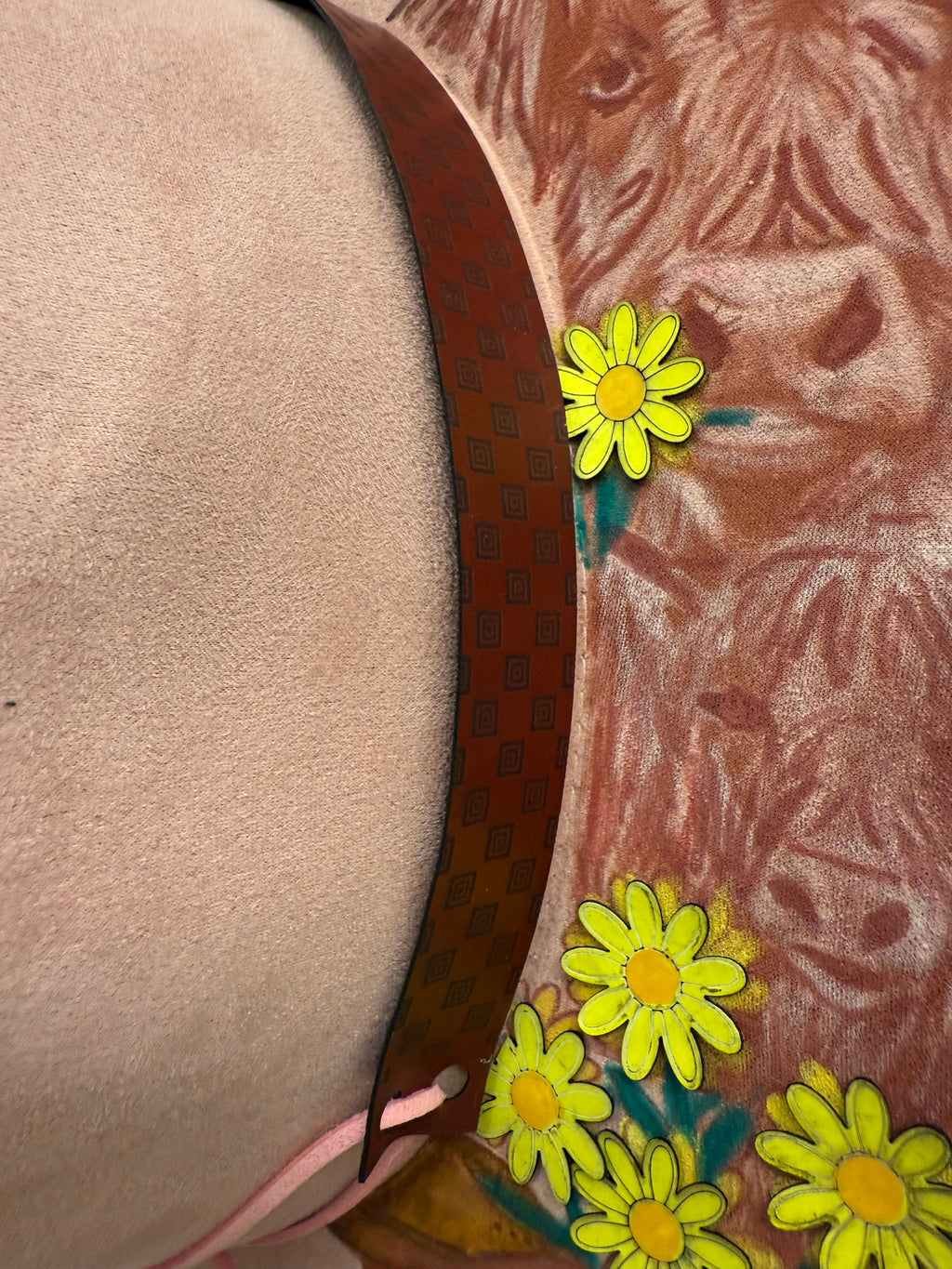 Crystal Coast Cowgirl Highland Cows and Daisies