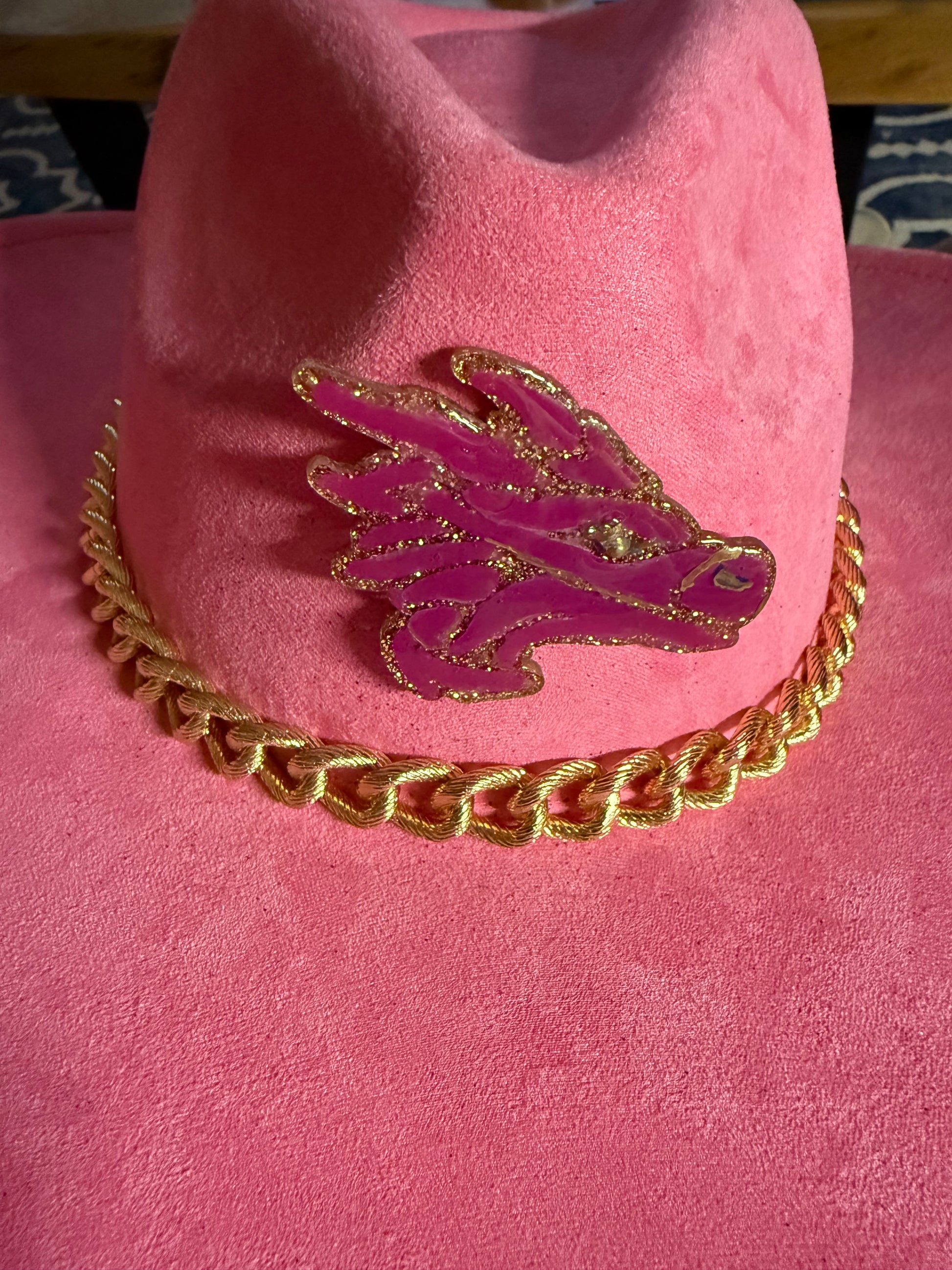 Crystal Coast Cowgirl Dragon Felt Hat